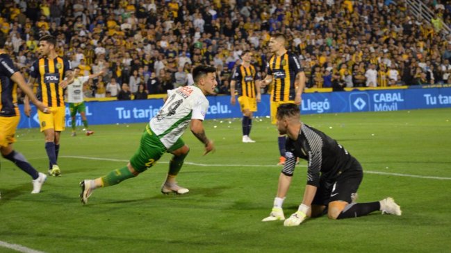 Alfonso Parot estuvo presente en la caída de Rosario Central ante Defensa y Justicia