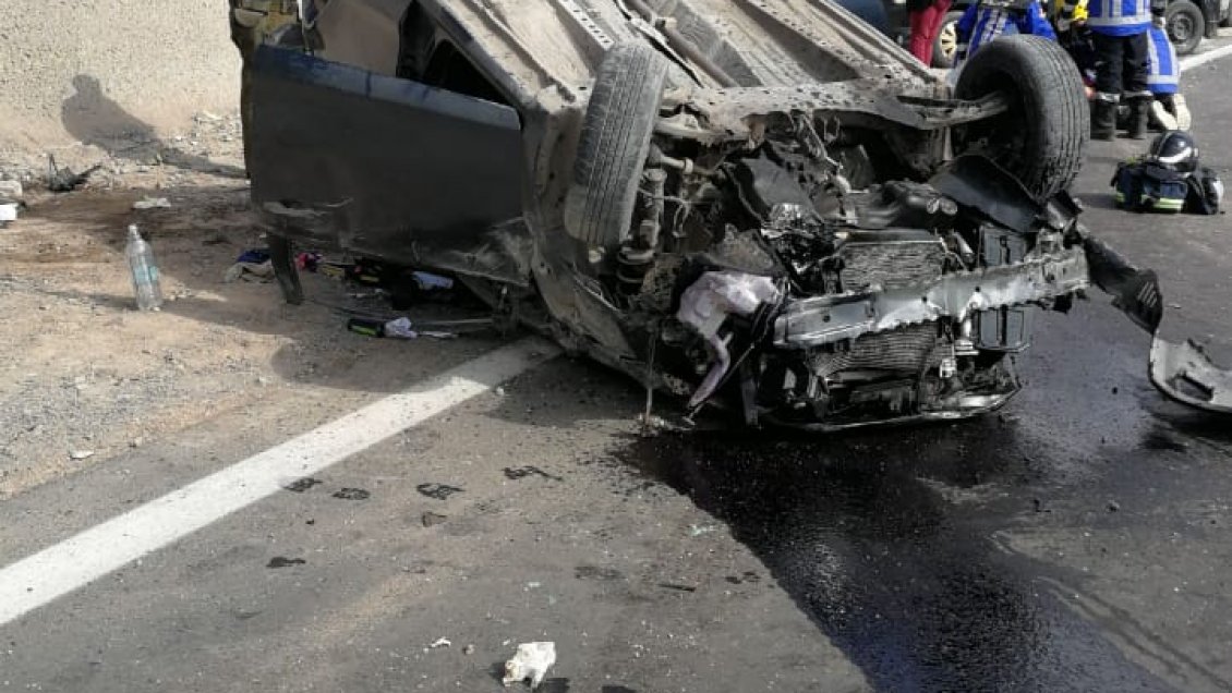 Iquique: Nuevo accidente de tránsito en ruta A-16