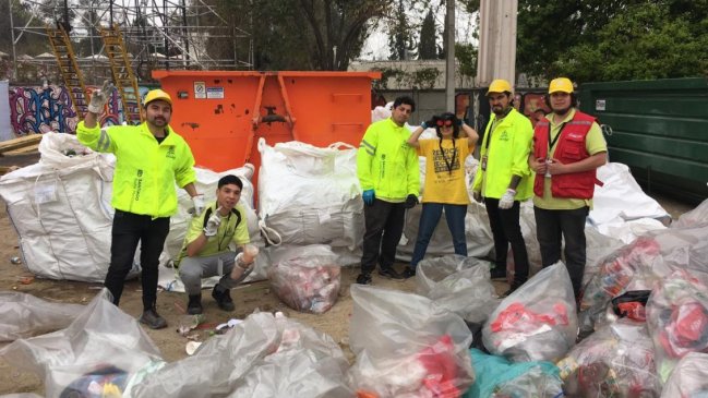 Las Fondas del Parque O’Higgins han reciclado más de 2 toneladas de residuos