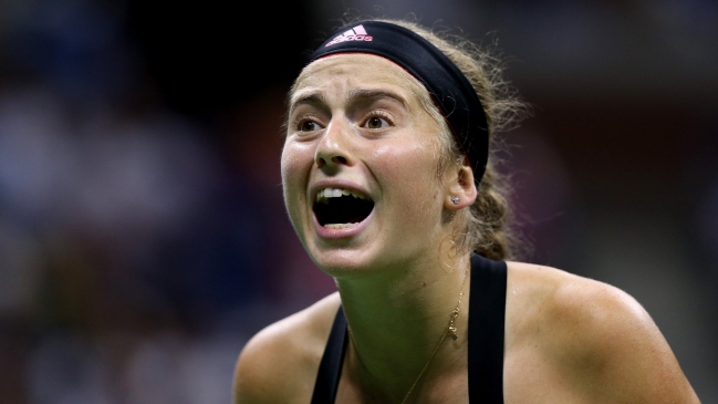 Jelena Ostapenko derribó a Lara Arruabarrena y avanzó en el WTA de Seúl