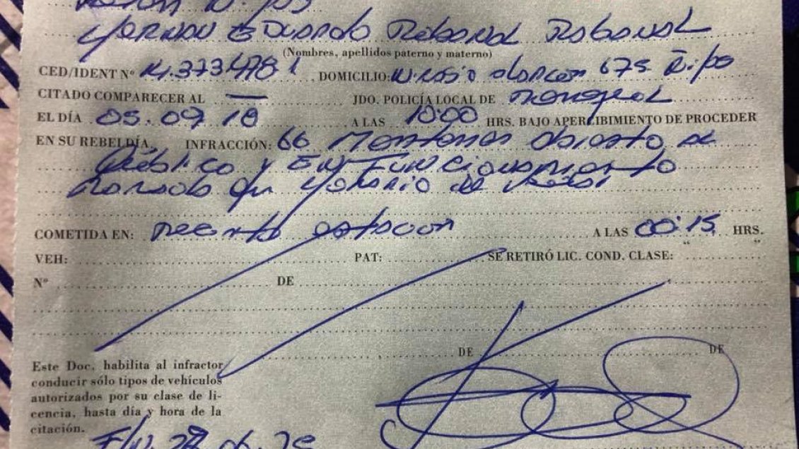 Ñuble: Bomberos de Ñipas acusan descriterio de Carabineros al sacarles un parte en su ramada