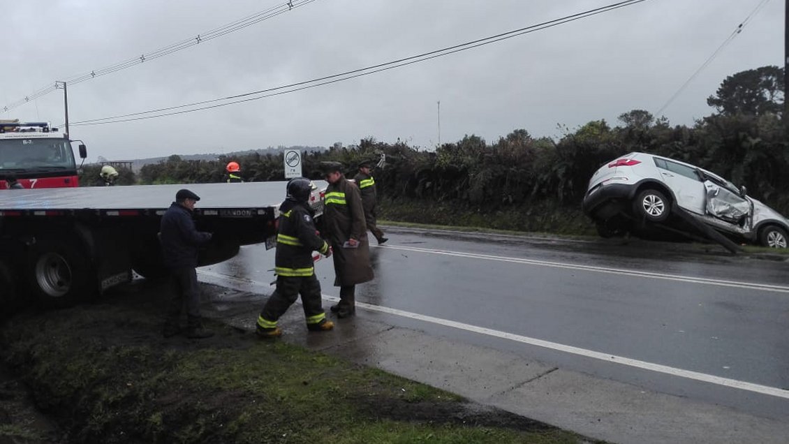 Puerto Montt: Maniobra de camionero casi provoca tragedia