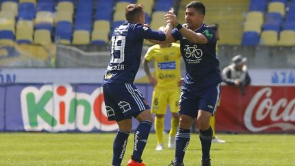   Pizarro aprovechó un pase de Soteldo y consiguió un descuento para la U ante Universidad de Concepción 