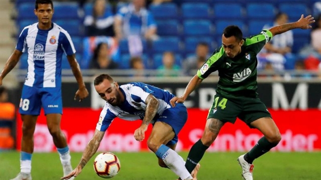 Fabián Orellana fue titular en caída de Eibar ante Espanyol