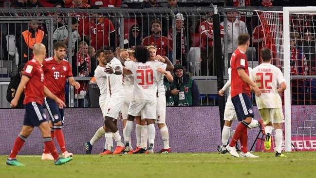 Augsburgo le robó un empate en los minutos finales a Bayern Munich por la Bundesliga