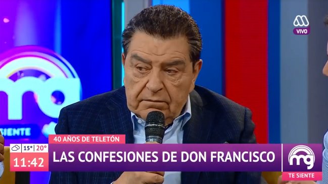 Don Francisco a acusaciones de Valdebenito: 