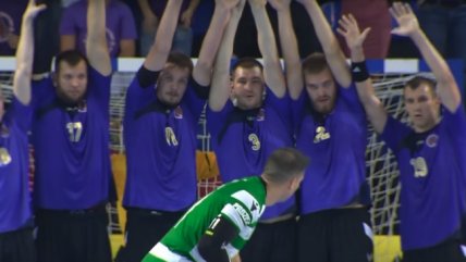El sorprendente golazo en el balonmano europeo que da la vuelta al mundo