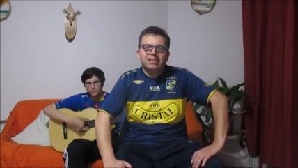   La original paya de un hincha de Everton que fue premiada por el club 