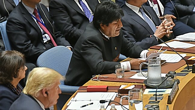 Evo Morales encara a Donald Trump en la ONU: 
