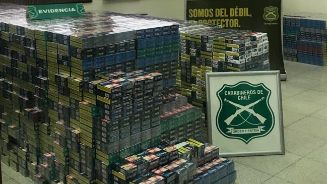 Carabineros detuvo a tres personas por robo de camión con cigarrillos en San Ramón