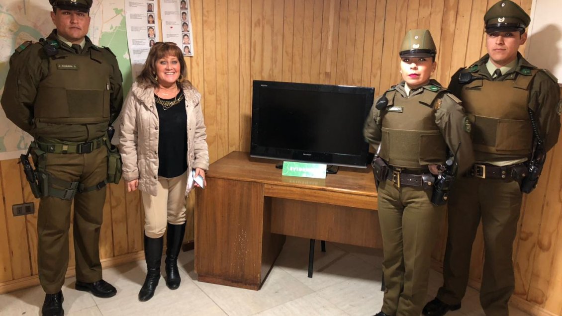 Valdivia: Carabineros detuvo a menor acusado de robar un televisor