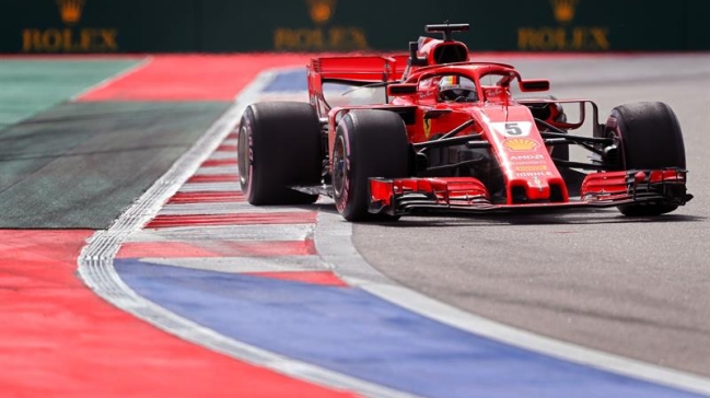 Sebastian Vettel dominó la primera práctica en Sochi