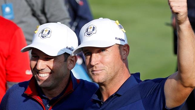 Europa cerró primera jornada de la Ryder Cup con ventaja sobre Estados Unidos