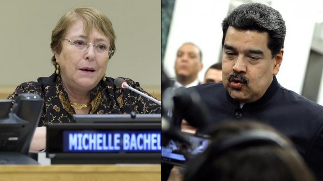 Maduro afirmó que Bachelet puede ir a Venezuela 