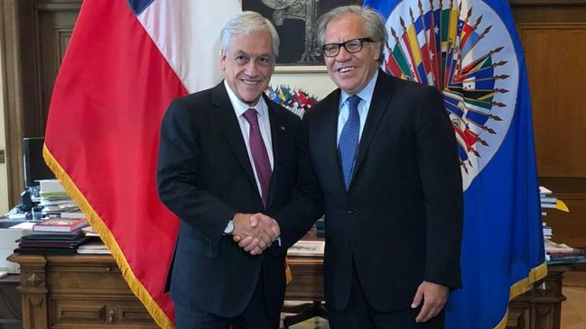 Presidente Piñera sostuvo reunión con el secretario general de la OEA