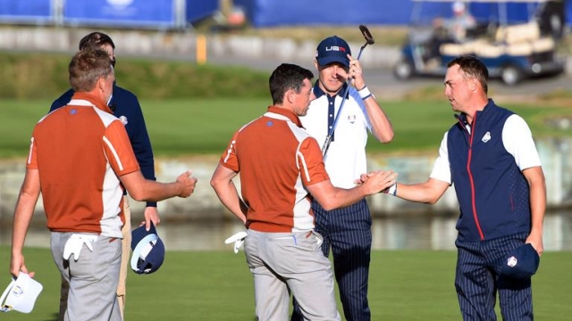 Europa mantuvo su ventaja en la Ryder Cup tras jornada sabatina