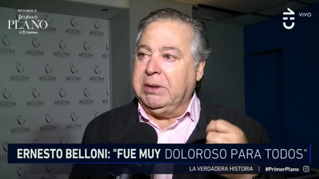 Ernesto Belloni se emociona hasta las lágrimas por el 