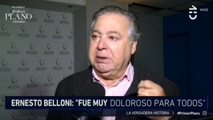 Ernesto Belloni se emociona hasta las lágrimas por el 