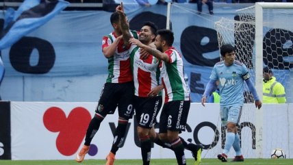 Luis Jiménez anotó su primer gol por Palestino en la igualdad ante O'Higgins