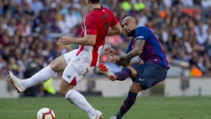 Athletic de Bilbao hizo sufrir al Barcelona de Arturo Vidal en Camp Nou
