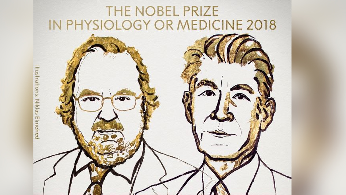 Premio Nobel de Medicina 2018 para creadores de la primera inmunoterapia contra el cáncer