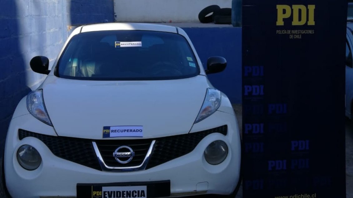 Recuperan en Iquique un vehículo robado en 2014 en La Pintana