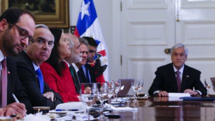   Presidente Piñera sigue el fallo de La Haya en La Moneda 
