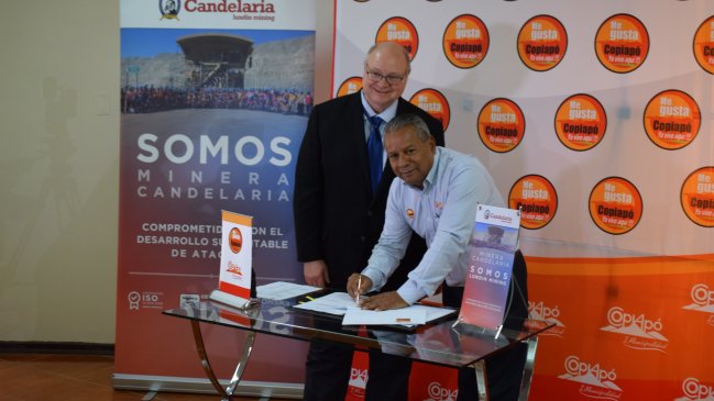 Minera Candelaria instalará oficina comunitaria en Copiapó