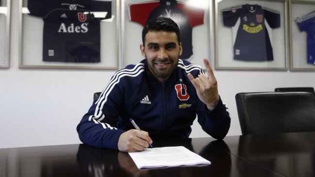 Jonathan Zacaría extendió su vínculo con Universidad de Chile hasta fines de 2019
