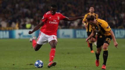 Alfa Semedo le dio un sufrido triunfo a Benfica sobre AEK Atenas en la Champions League