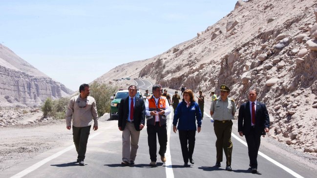 Arica: Carretera a Chamarcusiña está casi lista para la Fiesta de Las Peñas