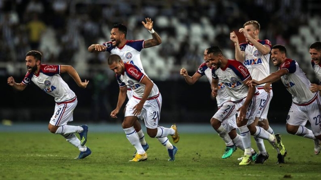 Bahía eliminó a un Botafogo que no tuvo a Leonardo Valencia y avanzó en la Sudamericana