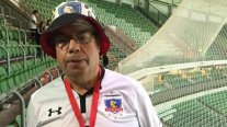 Hincha que se cambió el nombre cumplió sueño y vio a Colo Colo en vivo por la Copa