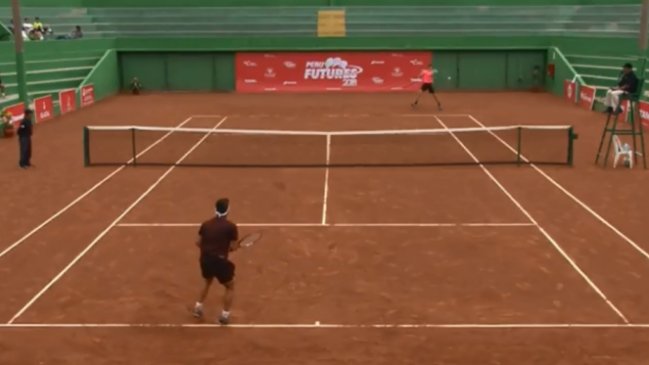 Bastián Malla triunfó en duelo de chilenos en el Futuro F2 de Perú