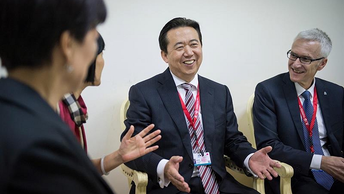 Renunció presidente de la Interpol tras ser detenido en China