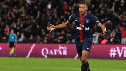 Kylian Mbappé anotó un "póker" en aplastante triunfo de PSG sobre Olympique de Lyon