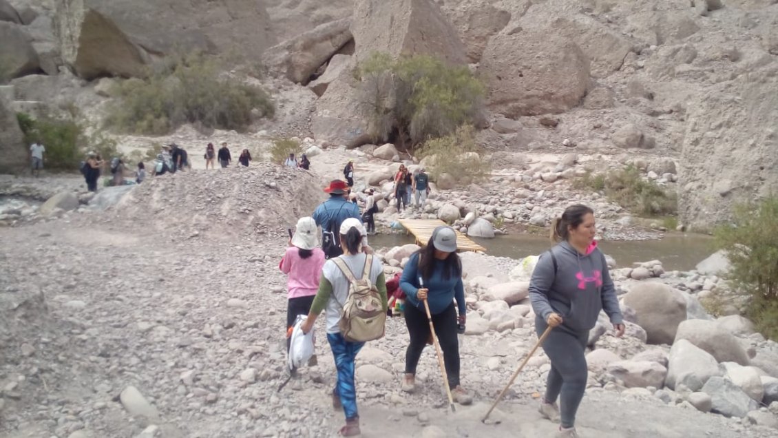 Arica: Dos personas fueron asistidas en peregrinaje a la Virgen de las Peñas