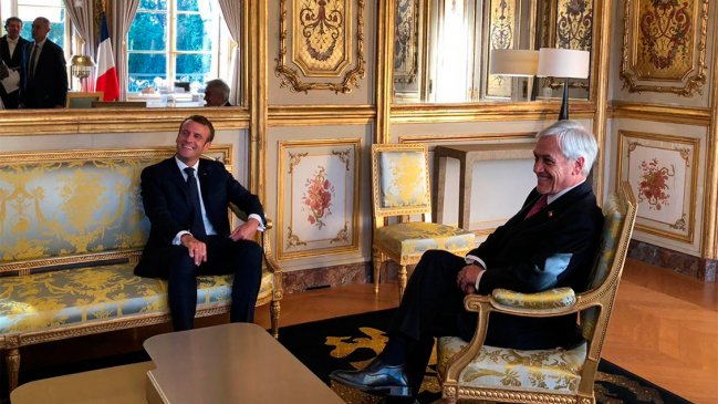 Presidente Piñera trató con Macron la extradición de Palma Salamanca