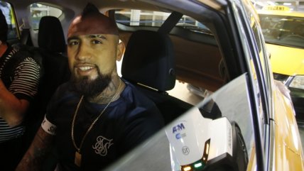 La llegada de Arturo Vidal a Miami para sumarse a la selección chilena