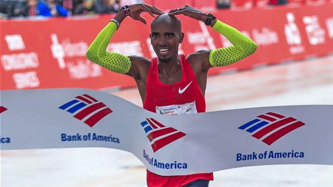  Mo Farah ganó en Chicago su primer gran maratón con récord  