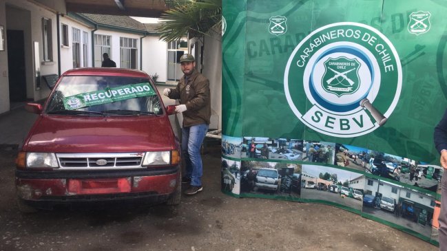 Carabineros detuvo a banda de menores acusada de robar autos en Talca