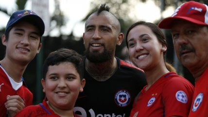 La Roja compartió con sus hinchas y vivió una nueva jornada de entrenamientos