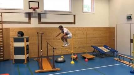 El magnífico show de parkour en homenaje a Cristiano Ronaldo