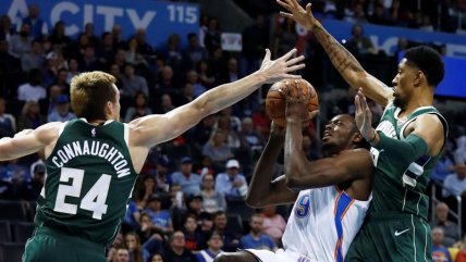 Oklahoma venció en tiempo extra a Milwaukee en duelo de pretemporada