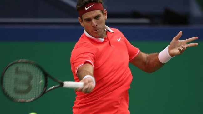 Del Potro se golpeó la rodilla y optó por el retiro en Shanghai