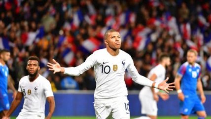 Kylian Mbappé rescató a Francia en la sufrida igualdad ante Islandia