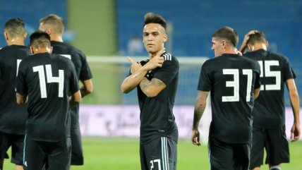 Lautaro Martínez comandó el triunfo de Argentina sobre Irak