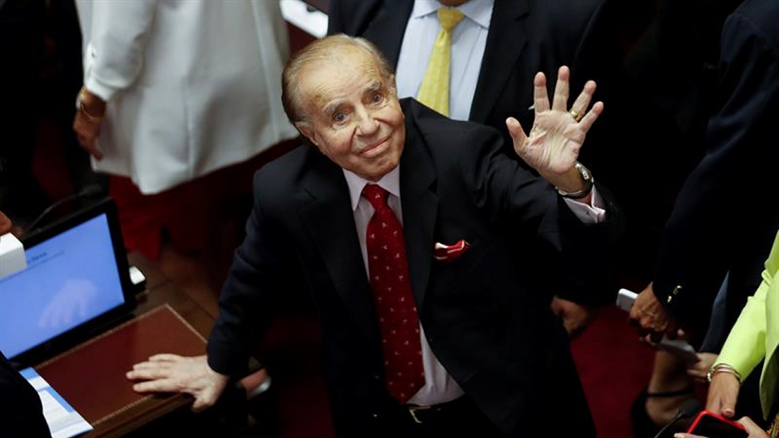 Confirman condena a cuatro años de cárcel a Carlos Menem por sobresueldos en su gobierno