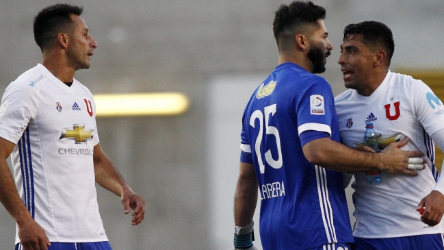 Nuevo drama para la U: Vilches se lesionó y Jara está en duda para el duelo con Palestino