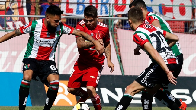 Palestino y la U se vuelven a ver las caras por las semifinales de la Copa Chile 2018